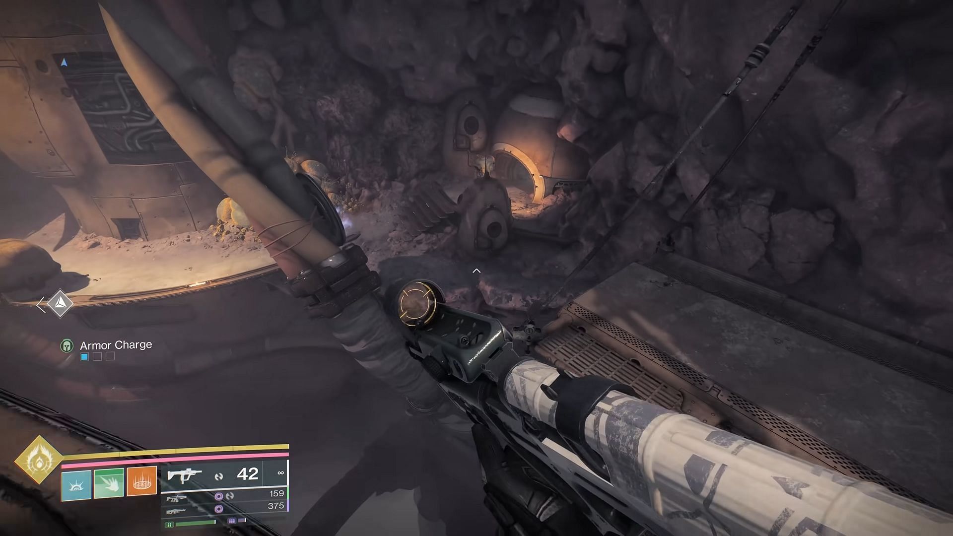Enter through this door to find the next Relocator (Image via Bungie | YouTube/Esoterickk)